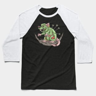 Zombie Rat Baseball T-Shirt